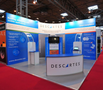 Linx modular exhibition stand - Descartes