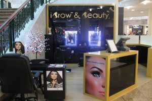 Shopping centre display - iBrow and Beauty