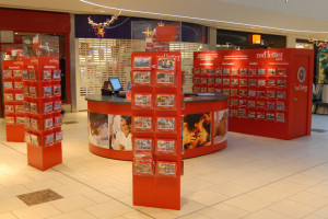 Shopping centre display - Red Letter Days